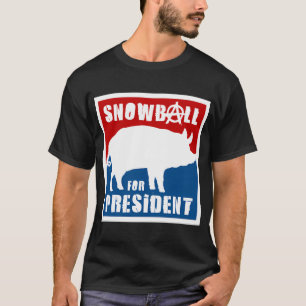 Orwell - Dierlijk Boerderij - Sneeuwbal voor T-shirt