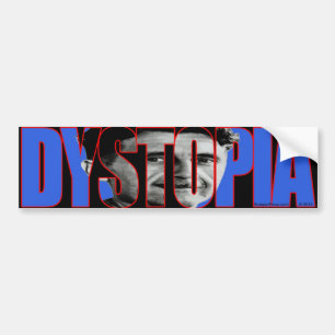 Orwell Dystopia-Bumpersticker Bumpersticker