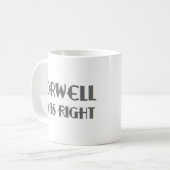 orwell had gelijk koffiemok (Voorkant links)