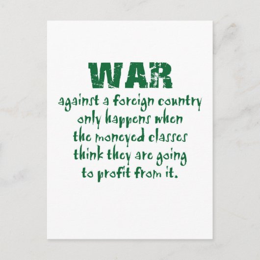 Orwell on War Briefkaart (Voorkant)