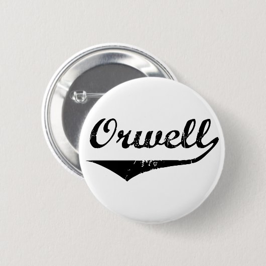 Orwell Ronde Button 5,7 Cm (Voorkant /achterkant)