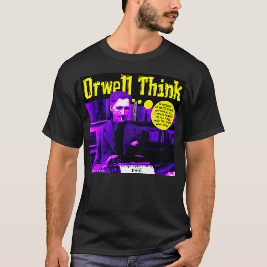 Orwell Think T-shirt (Voorkant)