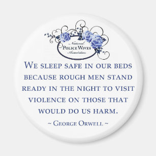 Orwell w. NPWA logo Magnet