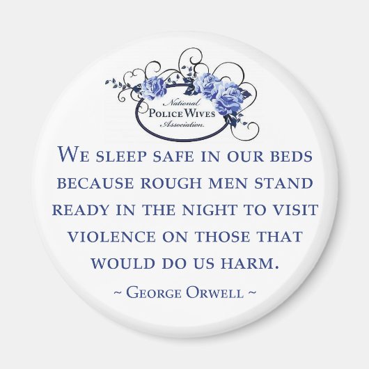 Orwell w/NPWA logo Magnet (Voorkant)