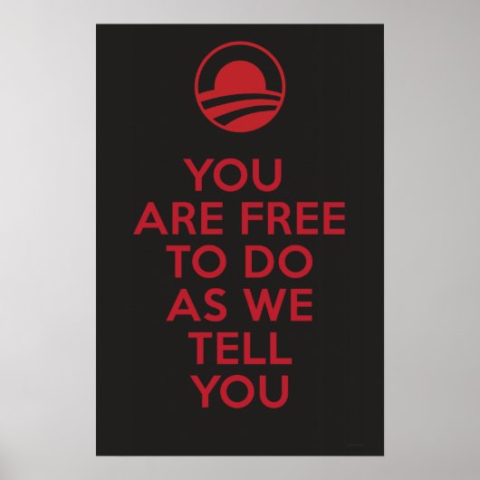 Orwellian Obama 2 Poster (Voorkant)