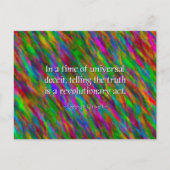 Orwellian Truth Briefkaart (Voorkant)