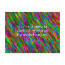 Orwellian Truth Briefkaart