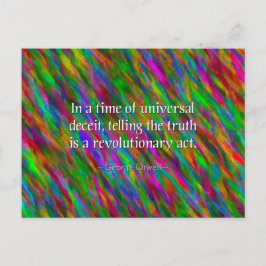Orwellian Truth Briefkaart