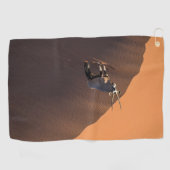 Oryx aan de rand, Namibië Golfhanddoek (Horizontaal)