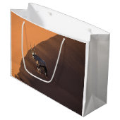 Oryx aan de rand, Namibië Groot Cadeauzakje (Voorkant Gekanteld)