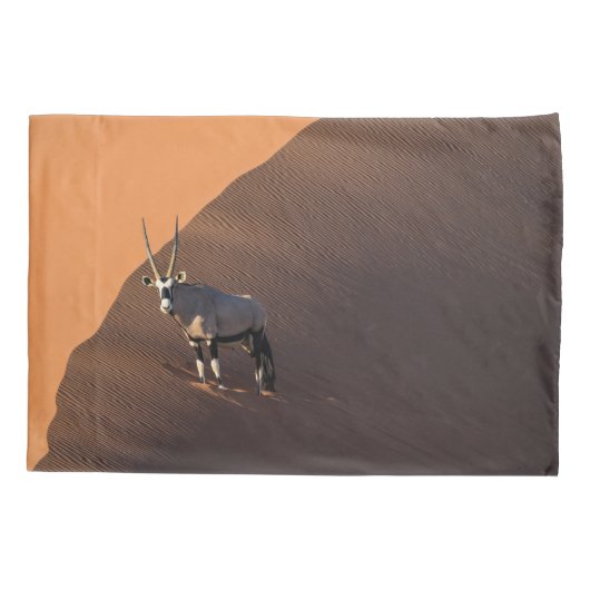 Oryx aan de rand, Namibië Kussensloop (Achterkant)