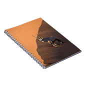 Oryx aan de rand, Namibië Notitieboek (Rechterzijde)
