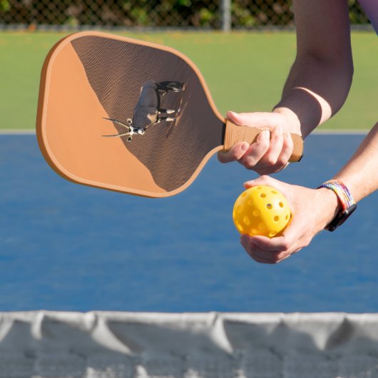 Oryx aan de rand, Namibië Pickleball Paddle (Insitu)