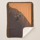 Oryx aan de rand, Namibië Sherpa Deken (Voorkant)