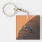 Oryx aan de rand, Namibië Sleutelhanger (Voorkant)