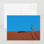 Oryx Antelope in de Namib woestijn Briefkaart (Voorkant / Achterkant)