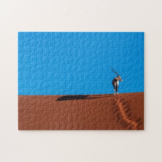 Oryx Antelope in de Namib woestijn Legpuzzel (Horizontaal)