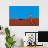 Oryx Antelope in de Namib woestijn Poster (Thuiskantoor)