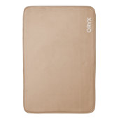 Oryx brown beige kleurnaam badmat (Voorkant Verticaal)