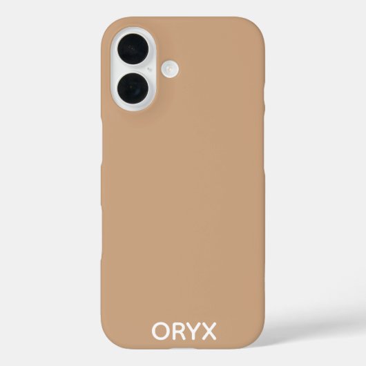 Oryx brown beige kleurnaam Case-Mate iPhone case (Achterkant)