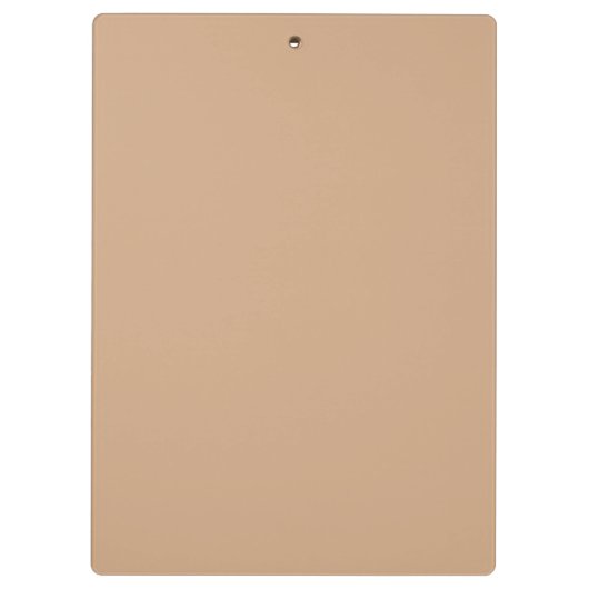 Oryx brown beige kleurnaam klembord (Achterkant)