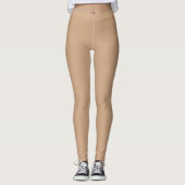 Oryx brown beige kleurnaam leggings (Voorkant)