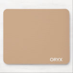 Oryx brown beige kleurnaam muismat<br><div class="desc">Oryx brown beige kleurnaam</div>