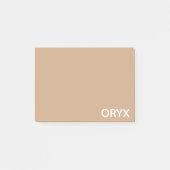 Oryx brown beige kleurnaam post-it® notes (Voorkant)
