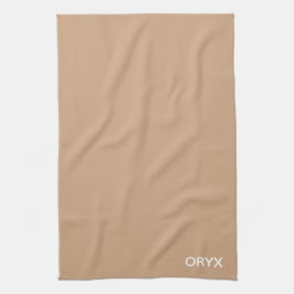 Oryx brown beige kleurnaam theedoek