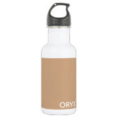 Oryx brown beige kleurnaam waterfles  (Voorkant)