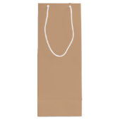 Oryx brown beige kleurnaam wijn cadeautas (Achterkant)