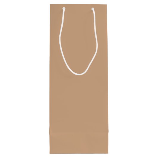 Oryx brown beige kleurnaam wijn cadeautas (Achterkant)