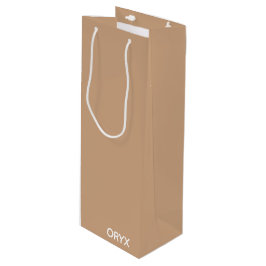 Oryx brown beige kleurnaam wijn cadeautas