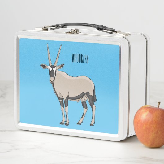 Oryx cartoon illustratie (In situ)