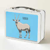 Oryx cartoon illustratie (Achterkant)