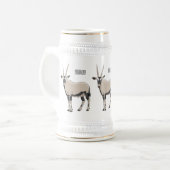 Oryx cartoon illustratie bierpul (Voorkant links)
