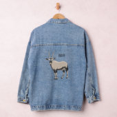 Oryx cartoon illustratie denim jacket (Hangar)