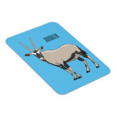 Oryx cartoon illustratie magneet (Rechterzijde)