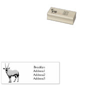Oryx cartoon illustratie rubberstempel (Gestempeld)