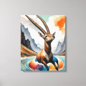 Oryx geniet van Float Trip Canvas Afdruk (Voorkant)