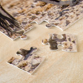 Oryx in de woestijn legpuzzel (Zijkant)