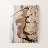 Oryx in de woestijn legpuzzel (Verticaal)