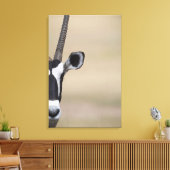 Oryx ook Gemsbock, Oryx gazella, Auob genoemd Canvas Afdruk (Insitu (Woonkamer))