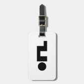 ORZ Emoticon Kaomoji Emoji Bagagelabel (Voorkant verticaal)