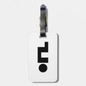 ORZ Emoticon Kaomoji Emoji Bagagelabel (Achterkant verticaal)