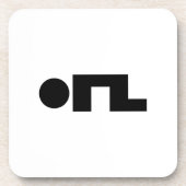 ORZ Emoticon Kaomoji Emoji Bier Onderzetter (Voorkant)