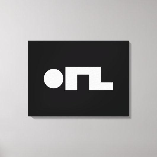 ORZ Emoticon Kaomoji Emoji Canvas Afdruk (Voorkant)