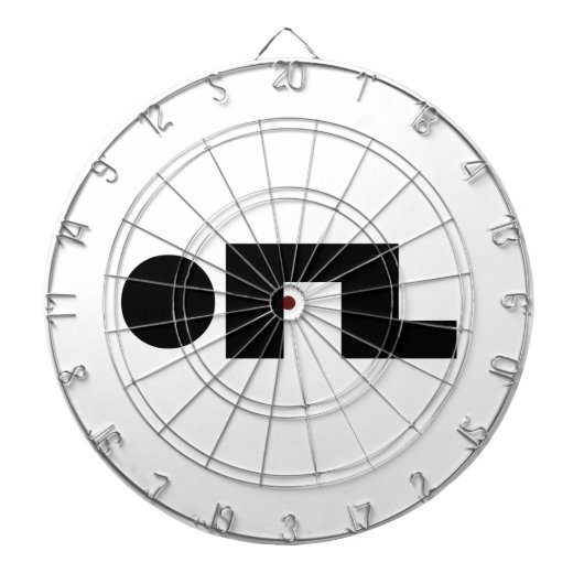 ORZ Emoticon Kaomoji Emoji Dartbord (Voorkant)