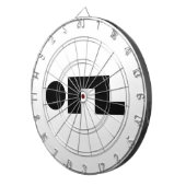 ORZ Emoticon Kaomoji Emoji Dartbord (Voorkant Rechts)