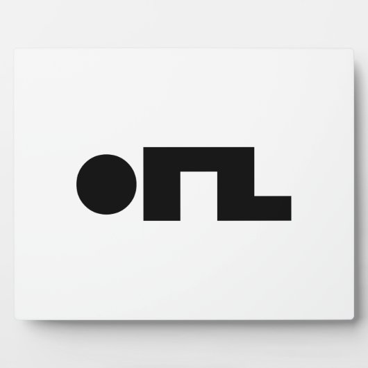 ORZ Emoticon Kaomoji Emoji Fotoplaat (Voorkant)